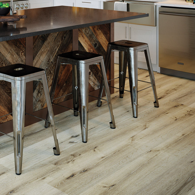 Helena Light Brown Vinyl Plank Flooring with Water Protection