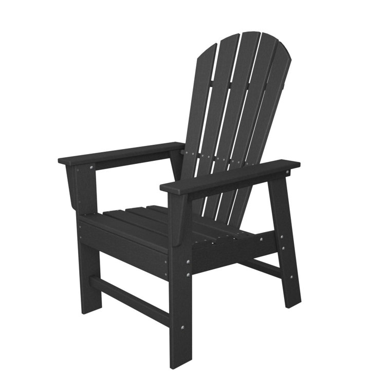 Black Recycled Plastic South Beach Dining Chair