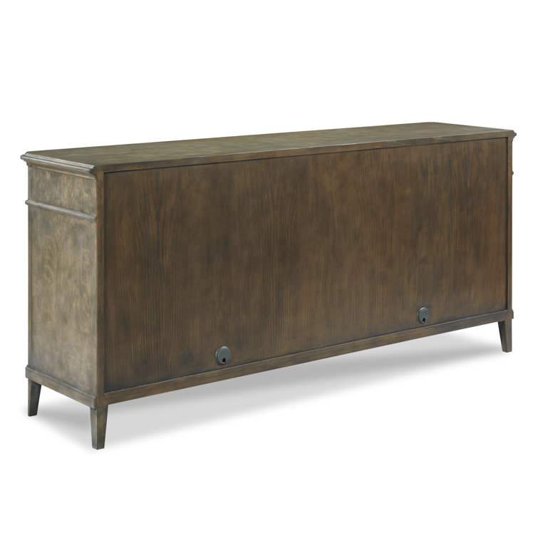 Amarosa Napa 78" Wide Sideboard with Cast Knobs and Oak Veneer
