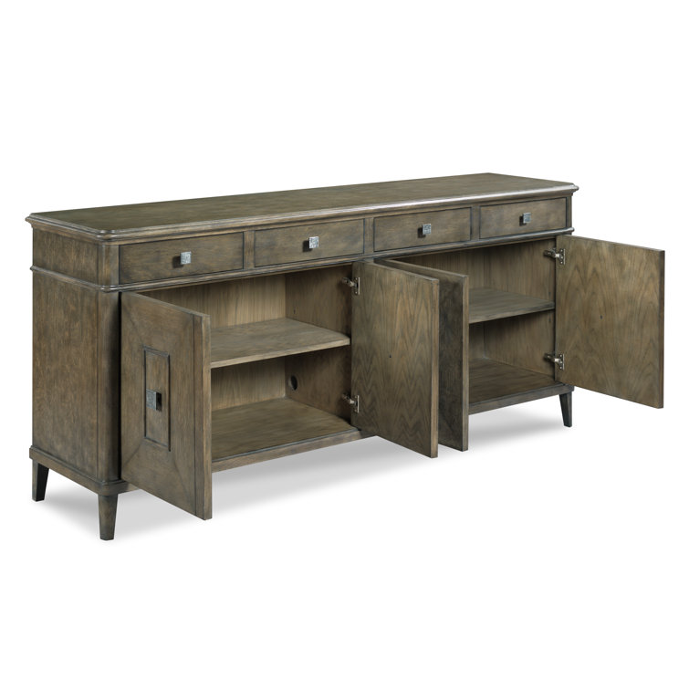 Amarosa Napa 78" Wide Sideboard with Cast Knobs and Oak Veneer