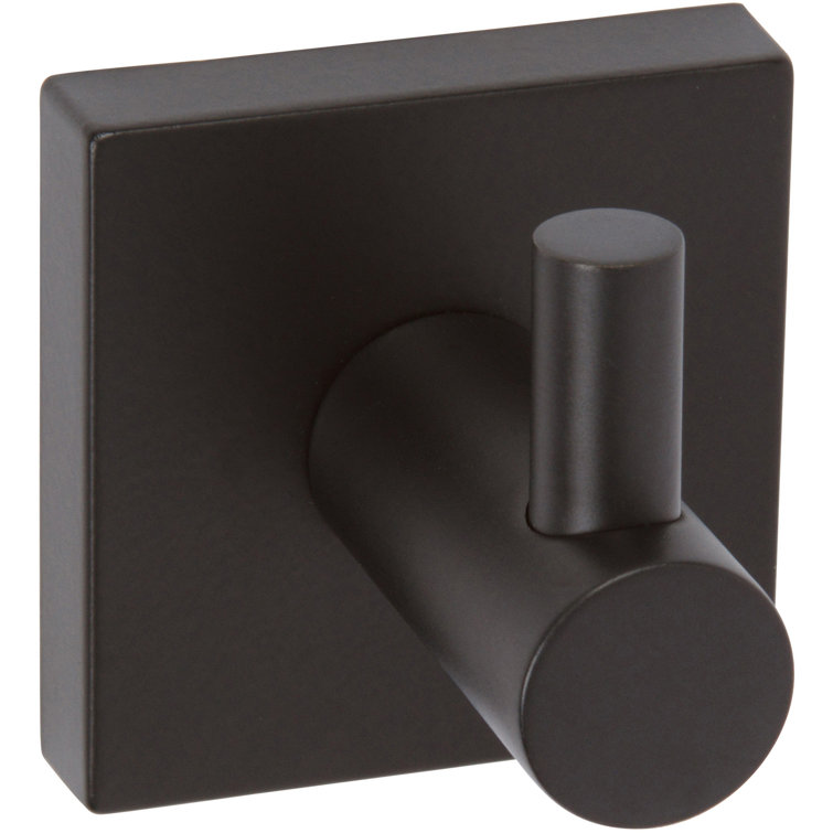 Matte Black Wall Mounted Single Robe Hook