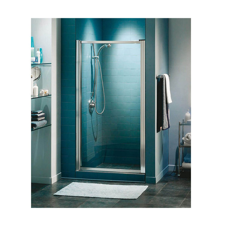 Pivolok Chrome 31" x 64.5" Framed Pivot Shower Door