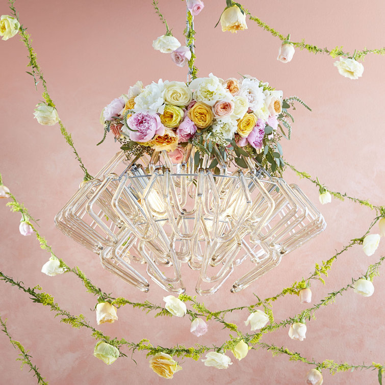 Roswell Chrome Glass Geometric Pendant Light