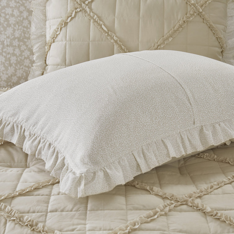 California King Seafoam Green Cotton 9-Piece Comforter Set