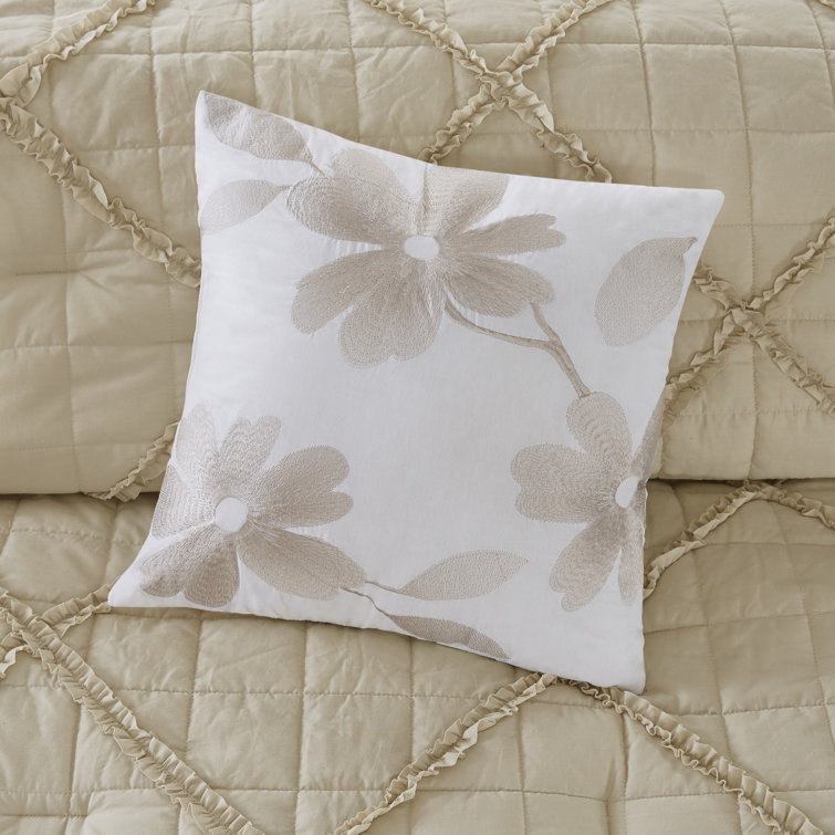 California King Seafoam Green Cotton 9-Piece Comforter Set