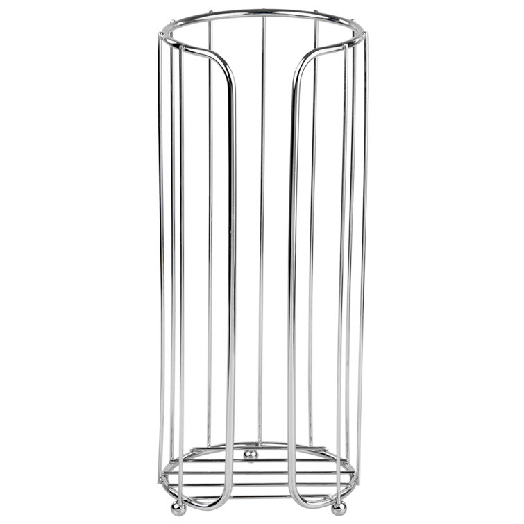 Polished Chrome Free Standing Toilet Paper Holder