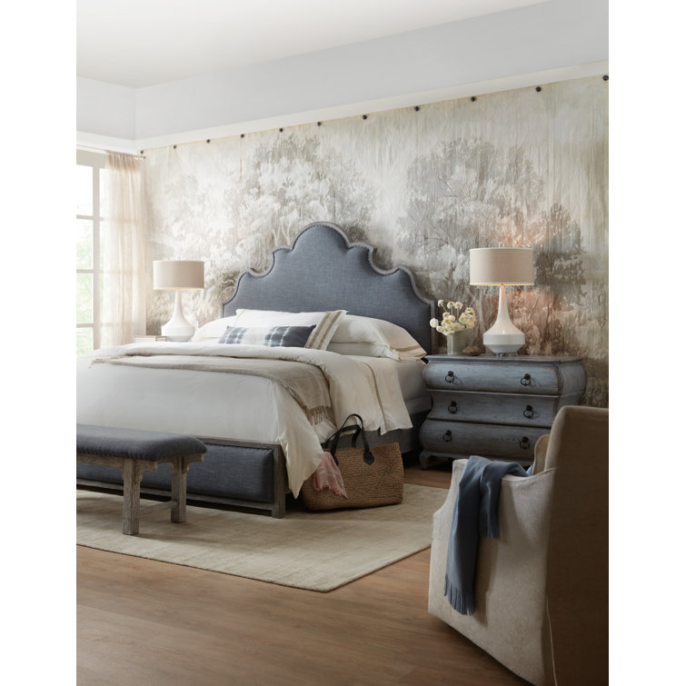 Skylark Blue Traditional Bombay Chest with Dovetail Drawers