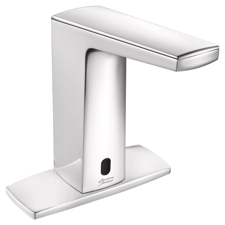 Polished Chrome Modern Single-Handle Bathroom Faucet