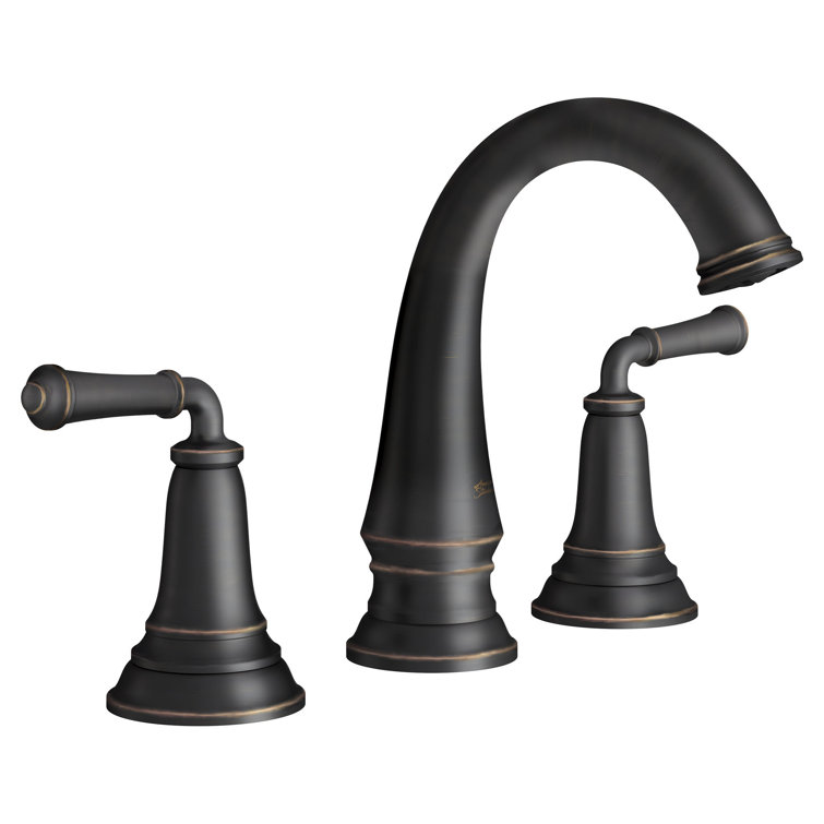 Polished Chrome Widespread 2-Handle Bathroom Faucet with Brass Body