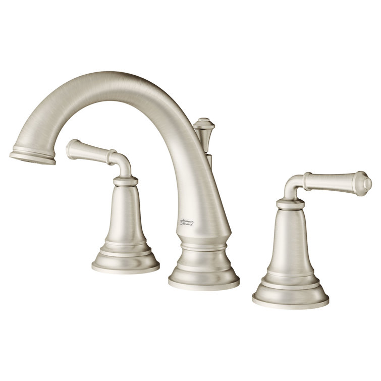 Brushed Nickel Roman Tub Faucet with Lever Handles