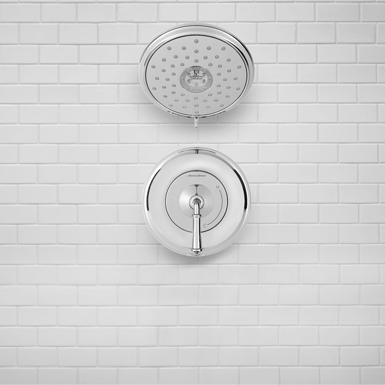 Delancey Polished Chrome Single-Function Wall Mounted Shower Kit