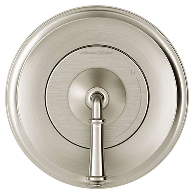 Brushed Nickel Wall-Mounted Lever Valve Trim Kit
