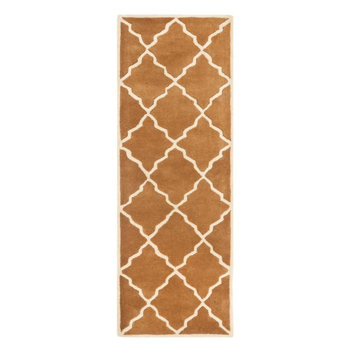 Hand-Tufted Artisan Wool Square Rug in Blue, 2' x 3'
