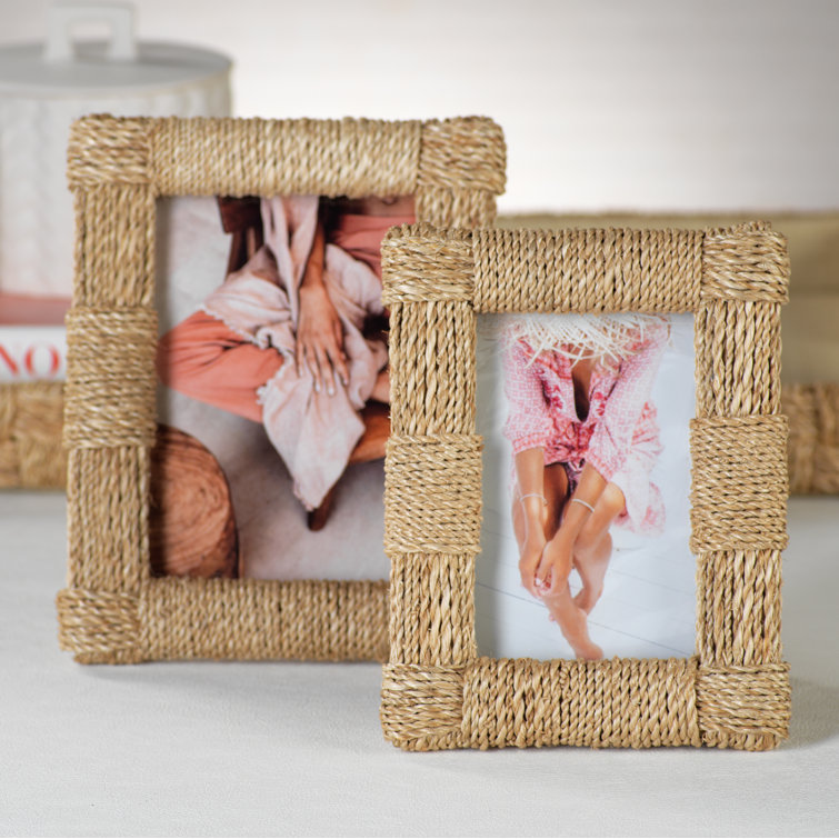 Natural Woven Rope 5" x 7" Picture Frame