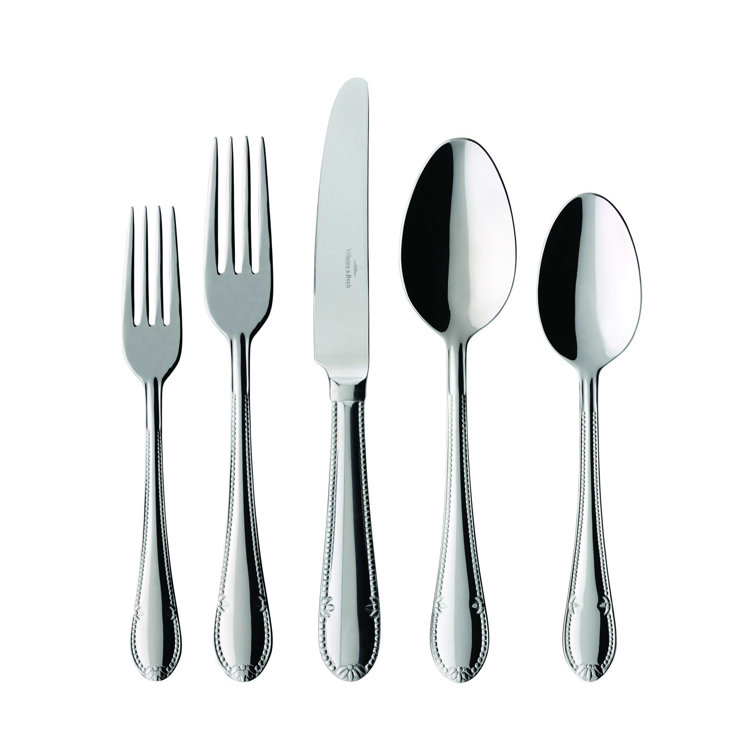 Mademoiselle 20-Piece Polished Stainless Steel Flatware Set, Service for 4