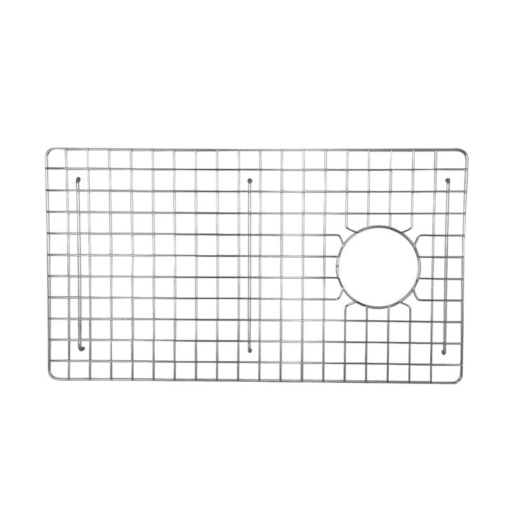 Stainless Steel Wire Sink Grid with Rubber Feet Covers
