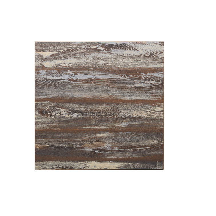 Farm House Brown Square Manufactured Wood Table Top