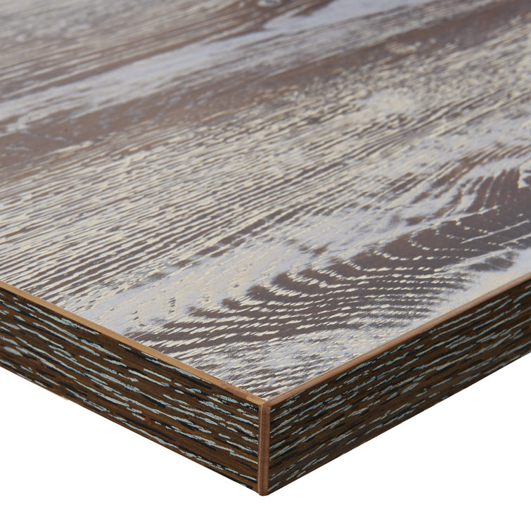 Farm House Brown Square Manufactured Wood Table Top