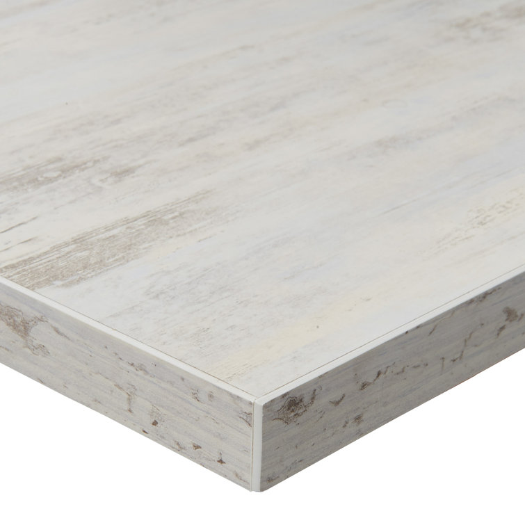 Antique Wash Rectangular MDF Table Top with Laminate Surface