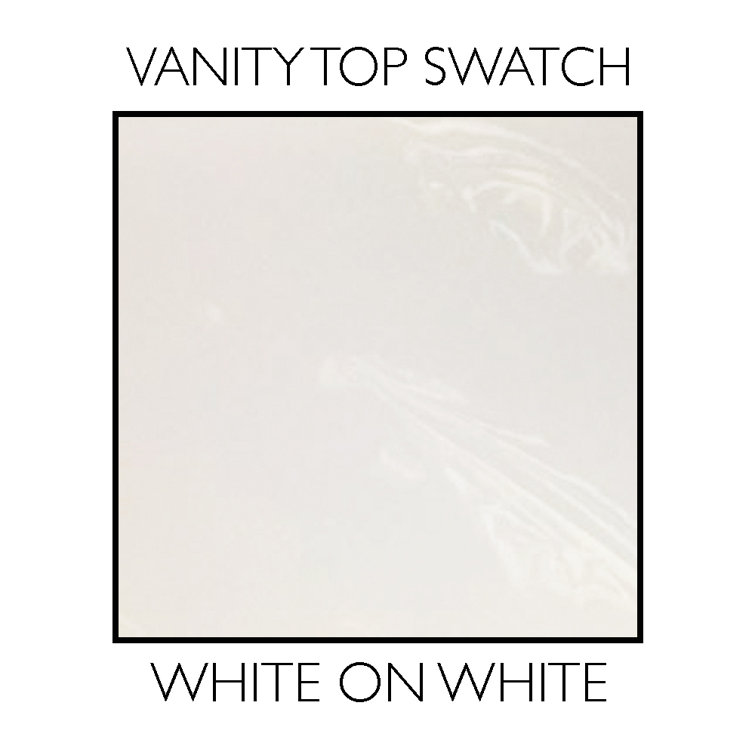 Ivory Swirl 37-Inch Cultured Marble Vanity Top with Backsplash