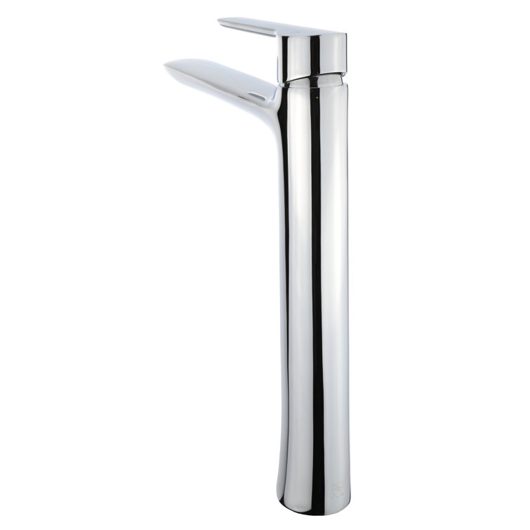 Polished Chrome Single Hole Vessel Sink Bathroom Faucet