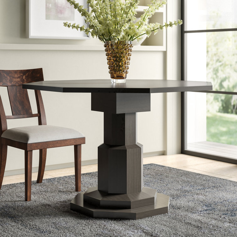 Mid-Century Modern Mahogany Square Dining Table, 45"