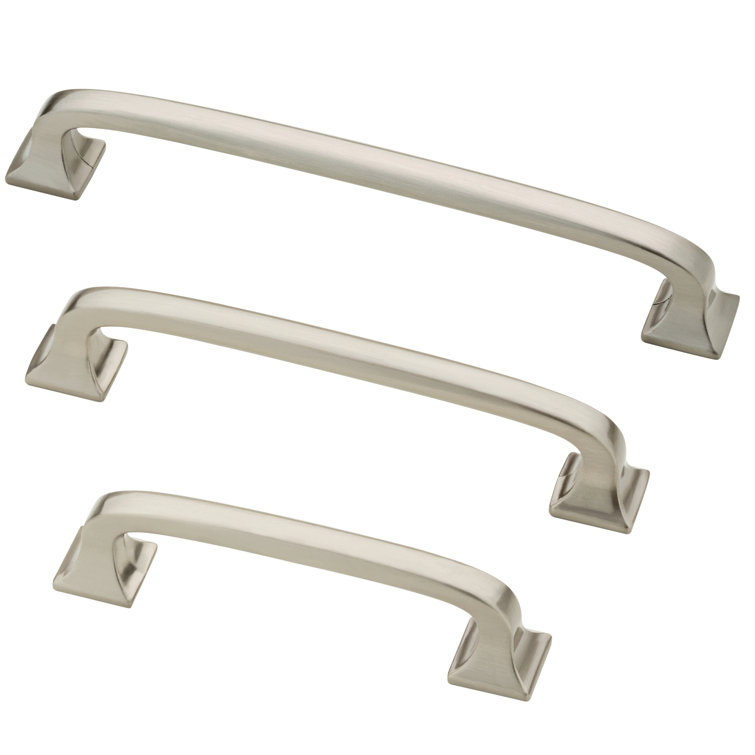 Satin Nickel 4" Cabinet Drawer Pull with Mounting Hardware
