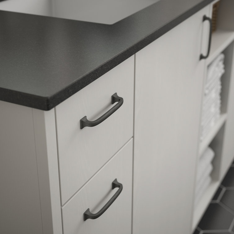 Soft Iron Industrial Cabinet Bar Pull with Mounting Hardware