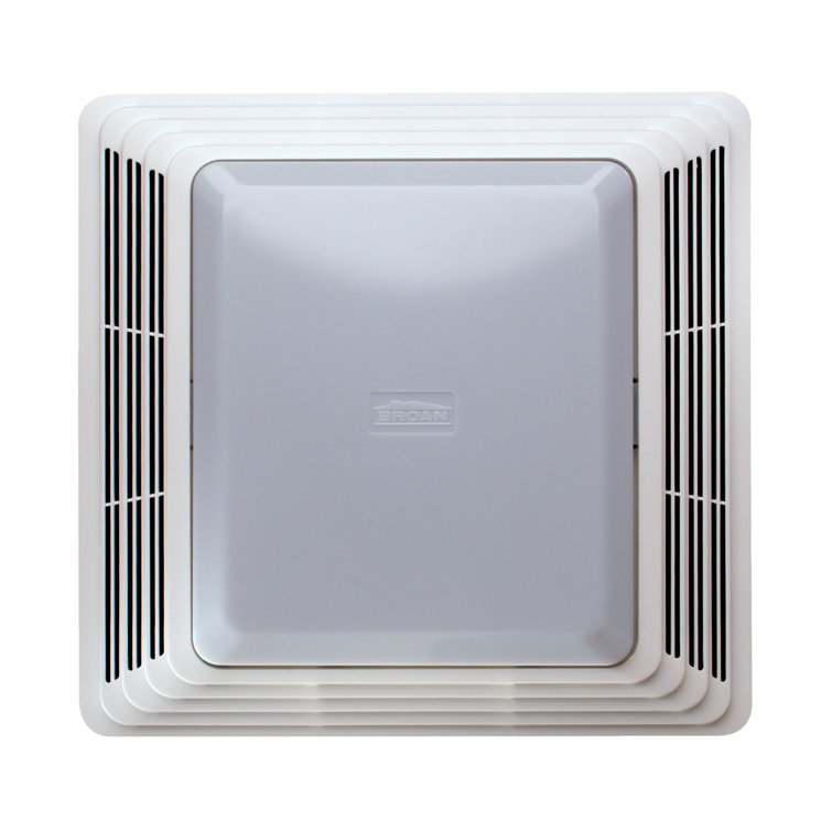 Broan-NuTone White Steel Bathroom Ventilation Fan with Light