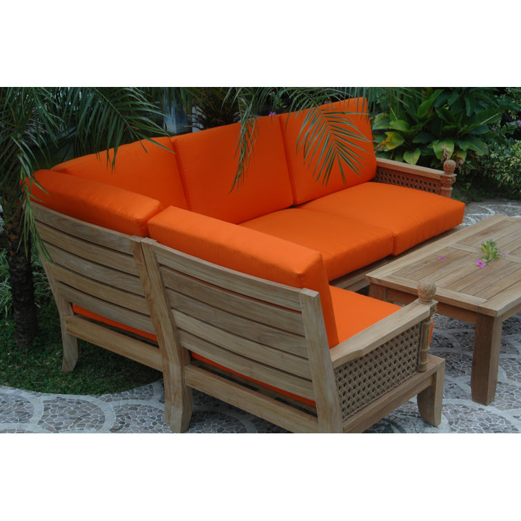 Anderson Teak Luxe 5-Piece Modular Set with Sunbrella Cushions