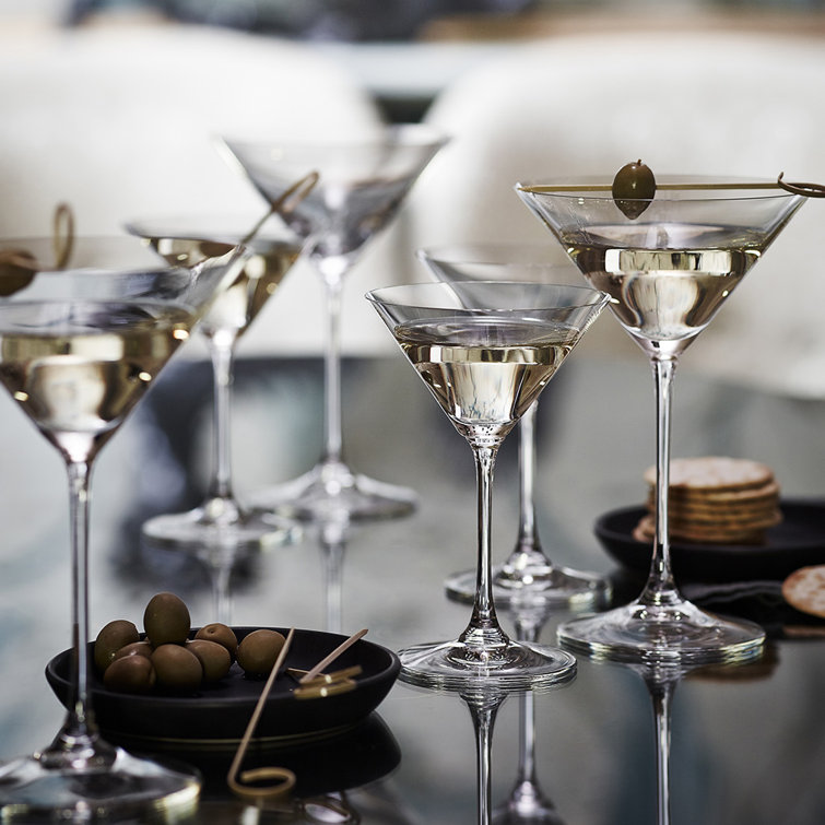 Riedel Vinum Clear Crystal Martini Glass Set of 2