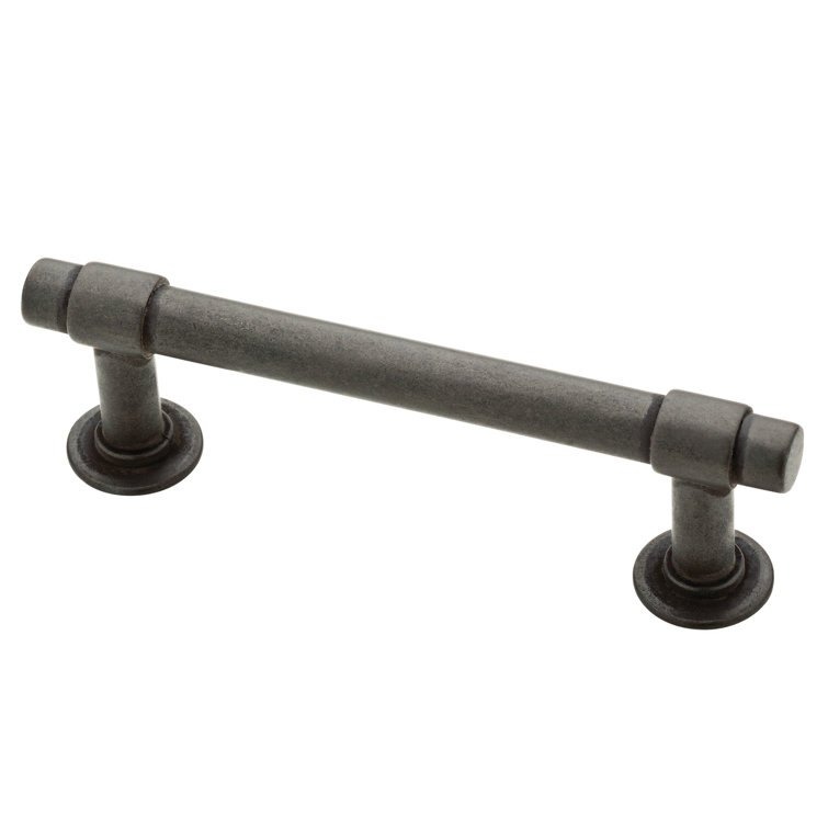 Francisco 3" Soft Iron Bar Pull with Mounting Hardware