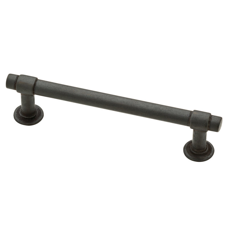 Soft Iron 4" Industrial Bar Pull with Mounting Hardware