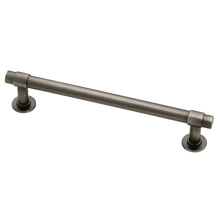 Heirloom Silver 5" Brushed Nickel Bar Pull with Mounting Hardware