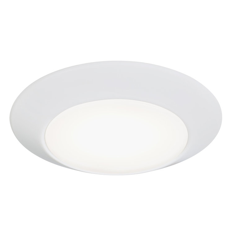 White Frosted Polycarbonate LED Recessed Light Fixture