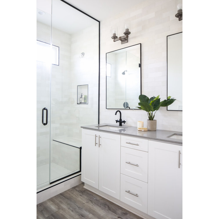 Cloe 2.5" x 8" White Ceramic Wall Tile
