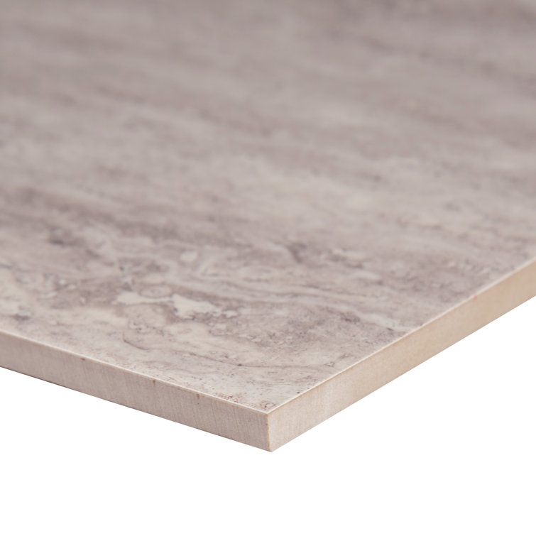 Pietra Venata White Large Polished Porcelain Floor and Wall Tile