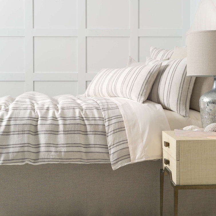 Twin White Linen Hand Crafted Bed Skirt