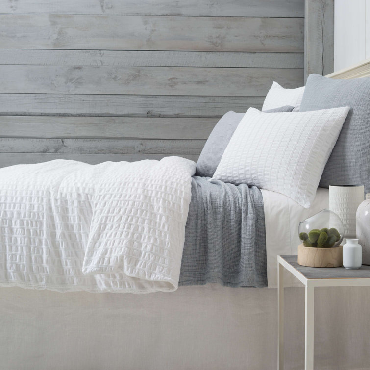 Twin White Linen Hand Crafted Bed Skirt