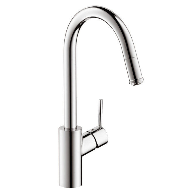 Talis S² 16" Modern Chrome Pull-Down Kitchen Faucet with Spray