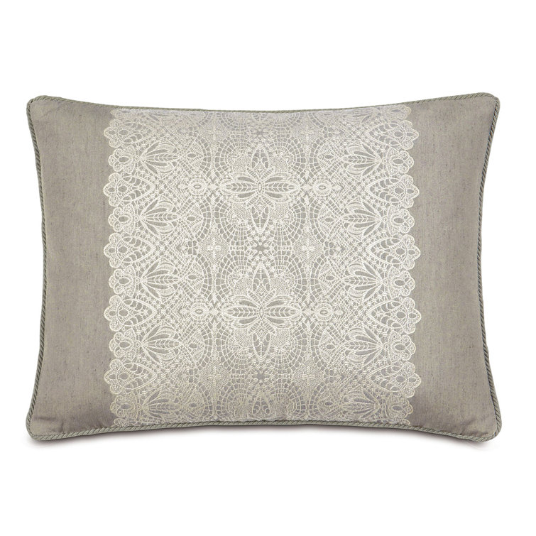 California King Beige Linen Damask Duvet Cover Set