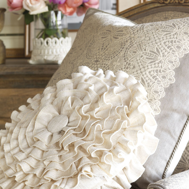 California King Beige Linen Damask Duvet Cover Set