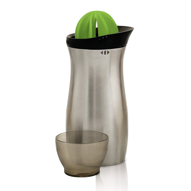 Stainless Steel Cocktail Shaker with Built-In Citrus Reamer