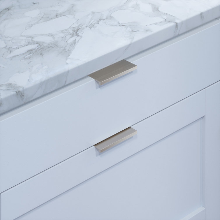 Ethan 3" Satin Nickel Rectangular Finger Pull