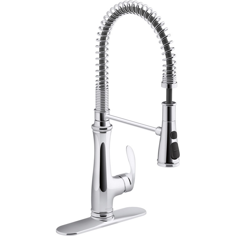 Bellera Chrome Semi-Professional Kitchen Faucet with Pull-Out Spray