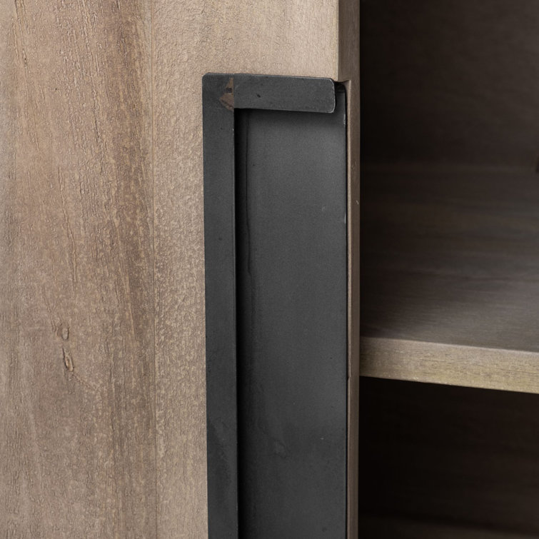 Alex 81.5'' Light Brown Solid Wood Sideboard