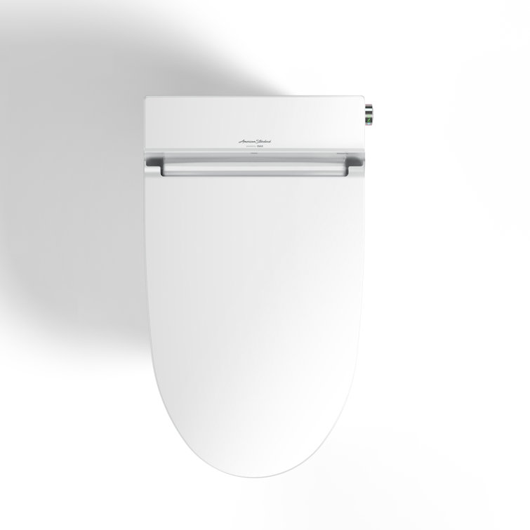 Advanced Clean White Elongated Bidet Toilet with Heated Seat