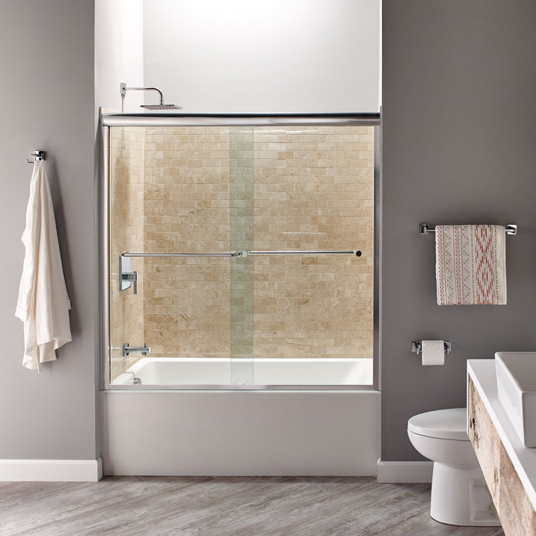 Studio 60'' White Acrylic Alcove Soaking Bathtub