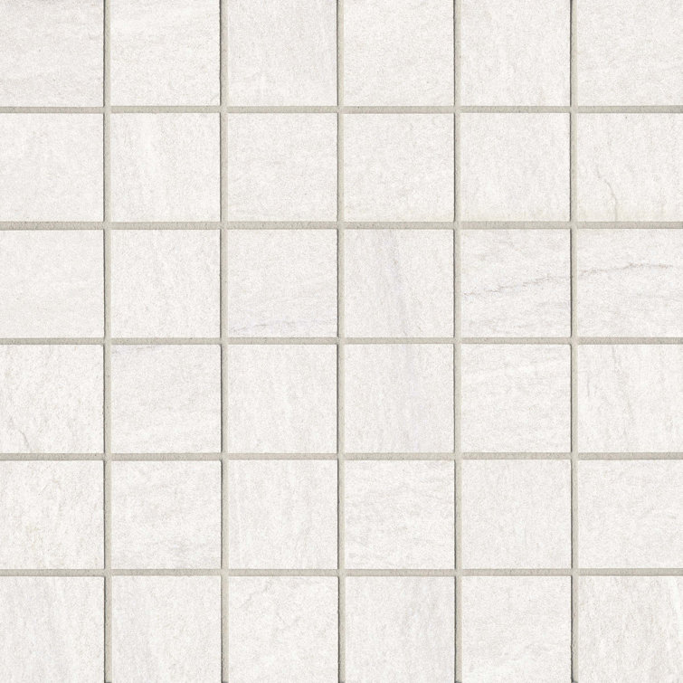 Nova White 2'' x 2'' Porcelain Mosaic Tile Sheet