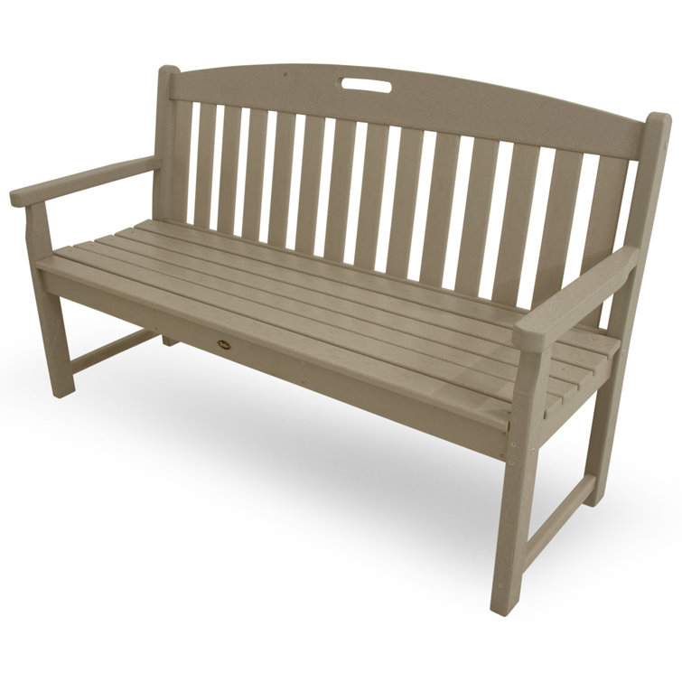 Sand Castle 60" Recycled Milk Jug Outdoor Bench